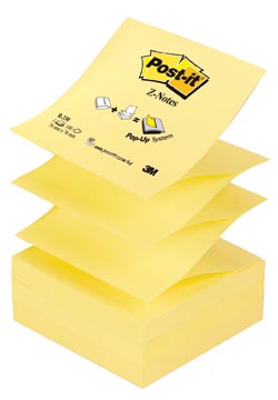 [R330] Post-it z-notes, 100 feuilles, ft 76 x 76 mm, jaune