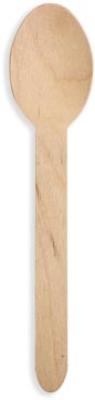 [S02018] Cuillère en bois, 160 mm, paquet de 100 pièces