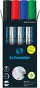 Schneider maxx 290 marqueur pour tableaux blancs, 3 + 1 gratuit, assorti