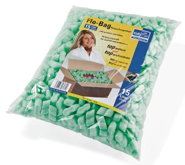 [SALF012] Tidypac remplissage polystyrène, vert, paquet de 15 litres