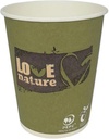 Gobelet love nature, en carton, 150ml, paquet de 100 pièces