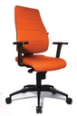 Topstar chaise de bureau syncro soft, orange