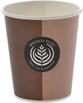 [SP9S463] Gobelet coffee to go, en carton, 200 ml, diamètre 80 mm, paquet de 80 pièces