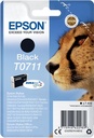 Epson cartouche d'encre t0711, 245 pages, oem c13t07114012, noir