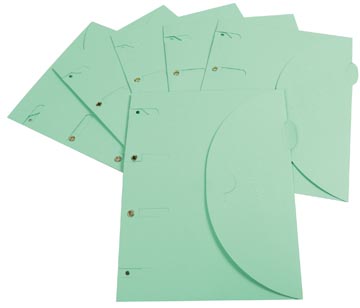[T111103] Tarifold smartfolder, pochette perforée, ft a4, paquet de 6 pièces, vert