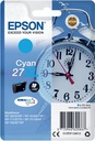 Epson cartouche d'encre 27xl, 1.100 pages, oem c13t27124012, cyan