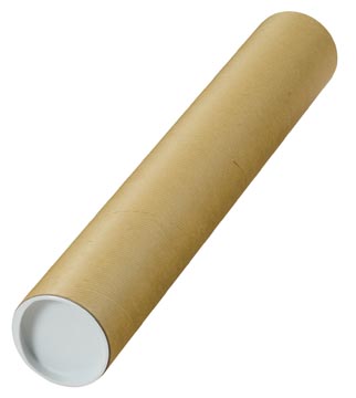 [TB58020] Tube d'expédition, ft 50 x 8 cm, brun