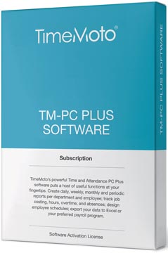 [TMPCPLU] Safescan software pour systèmes de pointage, timemoto pc plus