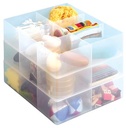 Really useful box, diviseur avec 6 compartiments, transparent