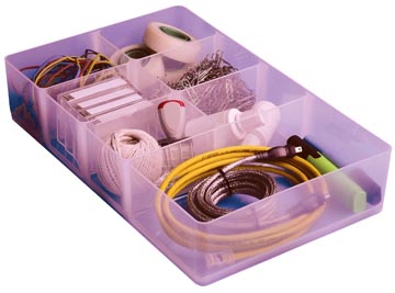 [TRAY7C] Really useful box diviseur, avec 7 compartiments pour 9 l, transparent