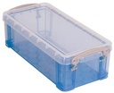Really useful box 0,9 litres, bleu transparent