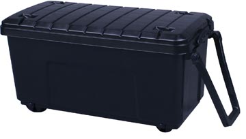 [UB160L] Really useful box boîte de rangement sur roulettes 160 l, noir
