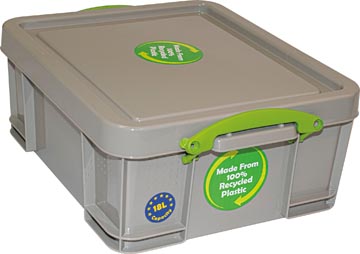 [UB18RG] Really useful box boîte de rangement 18 l, recyclé, gris