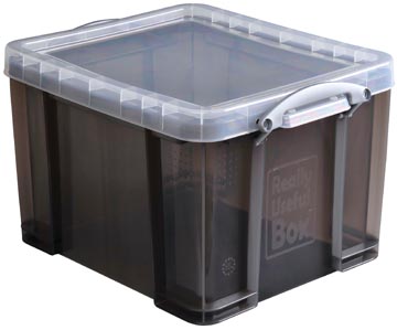 [UB35LSM] Really useful box boîte de rangemen 35 litres, transparent fumé