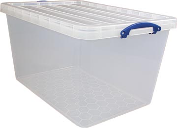 [UB96C] Really useful box boîte de rangement 96 l, emboîtable, transparent