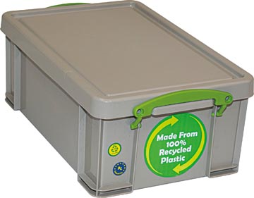 [UB9RG] Really useful box boîte de rangement 9 l, recyclé, gris