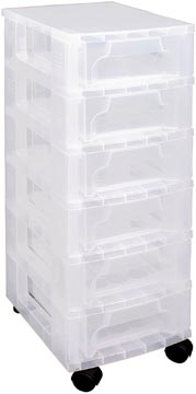 [UBS635C] Really useful box tiroir 6 x 3,5 l, transparent