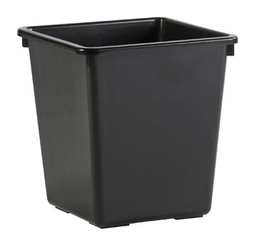 [VB00474] V-part poubelle à papier en cône 27 l, noir