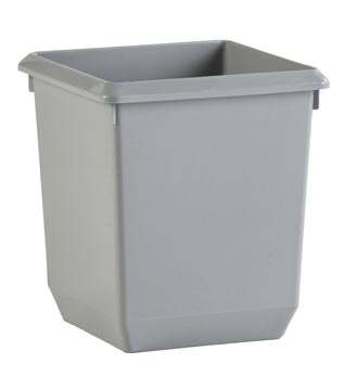 [VB00477] V-part poubelle à papier en cône 21 l, gris