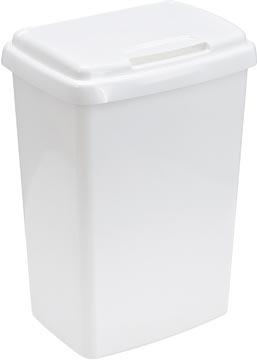 [VB01570] Allibert poubelle avec couvercle 50 l, blanc