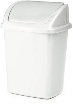 [VB08397] Poubelle avec couvercle swing 4,45 l, blanc