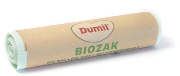 [VB21433] Dumil bio sac poubelle, 16 microns, 20 l, rouleau de 8 pièces, vert