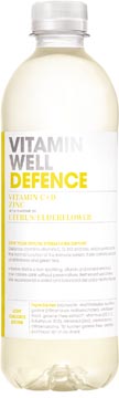 [VMA1000] Vitamin well eau vitaminée citrus & elderflower, bouteille de 0,5 l, paquet de 12 pièces