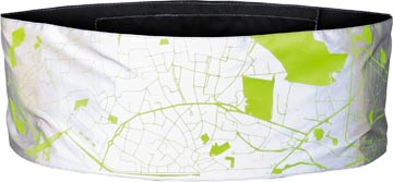 [W013493] Wowow wrap it city map bande réfléchissante, 95 x 11 cm