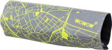 [W013522] Wowow quadro city map bande réfléchissante, 15 x 18 cm