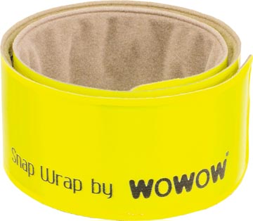 [W120001] Wowow snap wrap reflomax bande, jaune, 38 x 3 cm