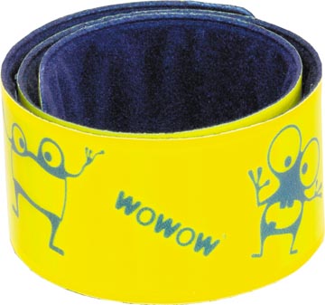 [W120016] Wowow goyo snap wrap bande, 38 x 3 cm, jaune, paquet de 2 pièces