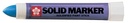 Sakura marqueur solid marker bleu, pointe large