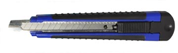 [108700] Desq cutter, 9 mm, bleu/noir, avec 2 lames