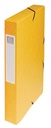 Exacompta boîte de classement exabox jaune, dos de 4 cm