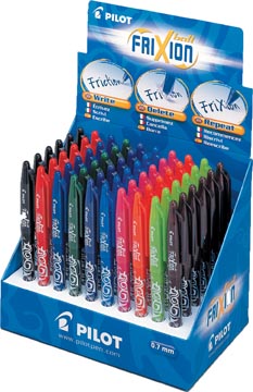 [5401879] Pilot rolle à encre gel frixion ball, présentoir de 60 pièces