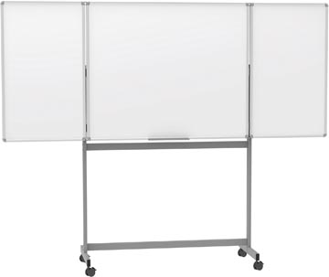 [6458684] Maul tableau blanc tryptique mobile, 100 x 150 cm