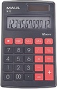 Maul calculatrice de poche m12, noir