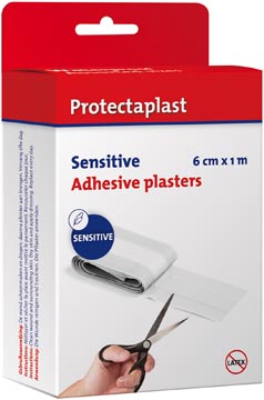[8068PH] Protectaplast sensitive pansement, ft 6 cm x 1 m, sur rouleau