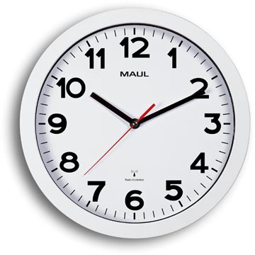 [9053002] Maul horloge mural step ø 30 x 5 cm rc, blanc