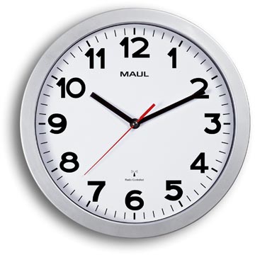 [9053095] Maul horloge mural step ø 30 x 5 cm rc, argent