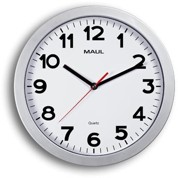 [9053195] Maul horloge mural step ø 30 x 5 cm, argent