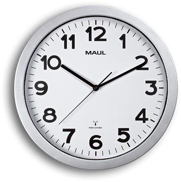 [9053595] Maul horloge mural step ø 35 x 5 cm rc, argent