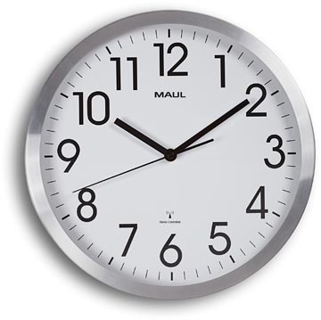 [9063008] Maul horloge mural move ø 30,5 x 4,5 cm rc, aluminium