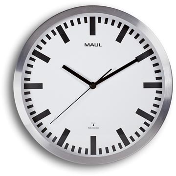 [9063308] Maul horloge mural pilot ø 30,5 x 4,5 cm rc, aluminium