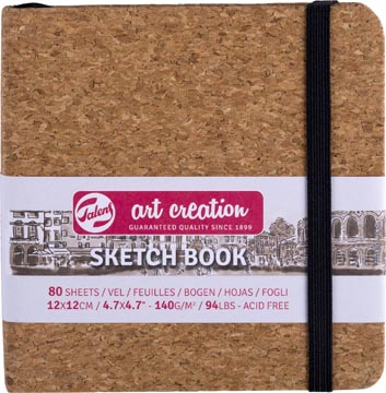 [9314054] Talens art creation cahier de croquis, liège, 12 x 12 cm