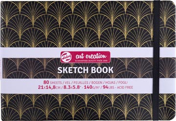 [9314155] Talens art creation cahier de croquis, art deco, 21 x 14,8 cm