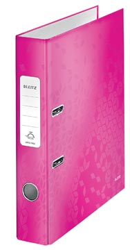 [10060023] Leitz wow classeur à levier, rose, dos de 5,2 cm