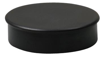 [1901440] Nobo aimants diamètre 20 mm, noir, blister de 8 pièces