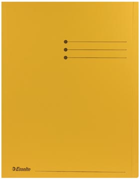 [2013406] Esselte chemise de classement, jaune, paquet de 100 pièces