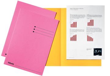 [2013411] Esselte chemise de classement rose, paquet de 100 pièces